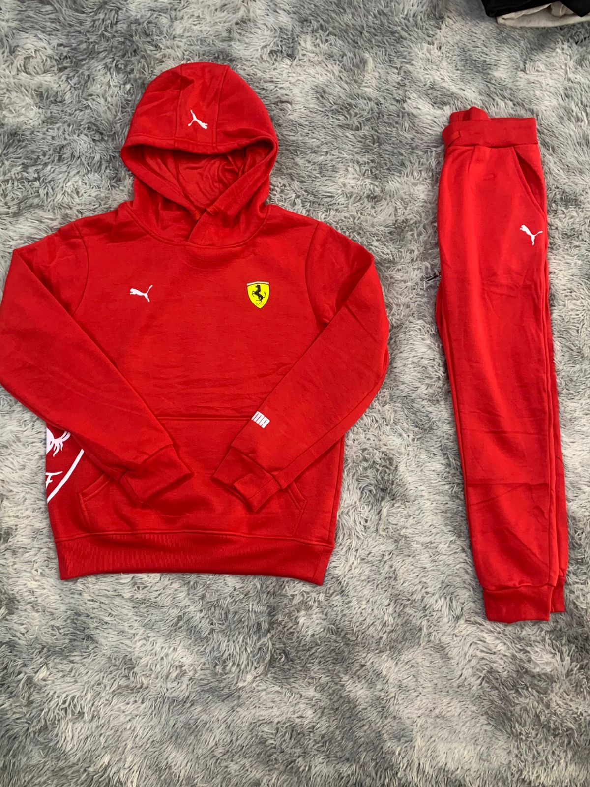CONJUNTO PUMA FERRARI ROJO