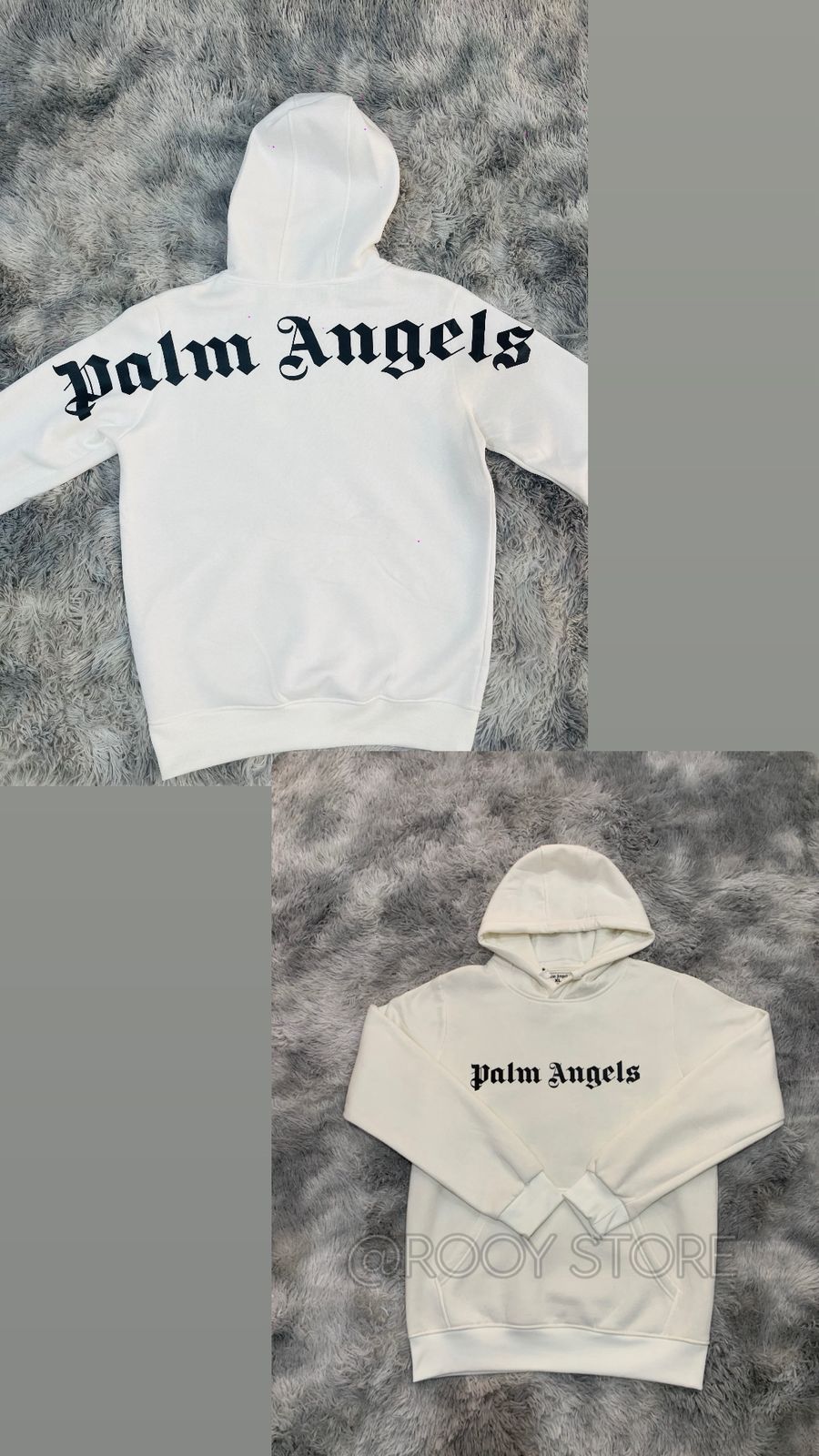 SUDADERA PALM ANGELS BLANCA