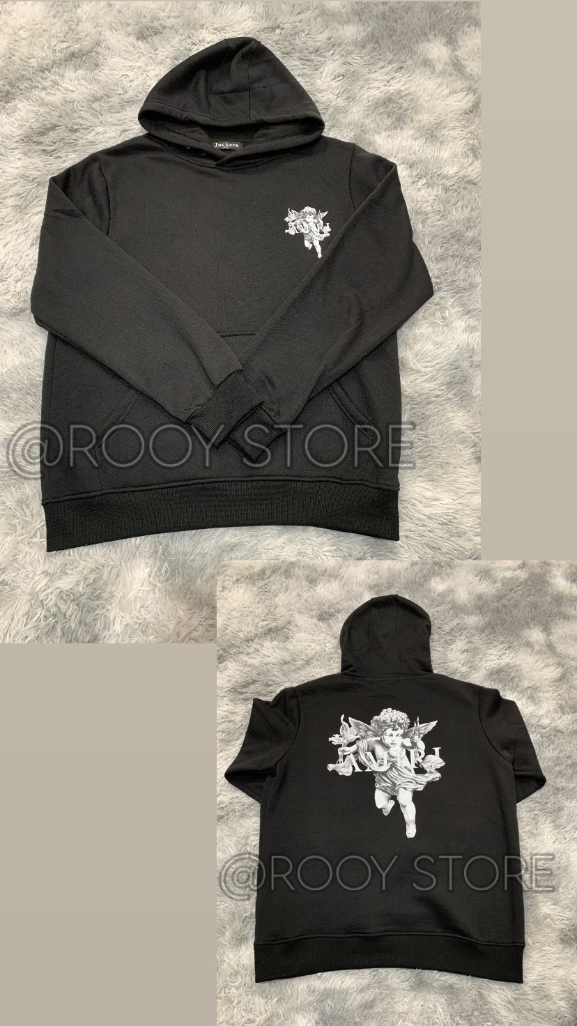 SUDADERA AMIRI ANGELITO NEGRO