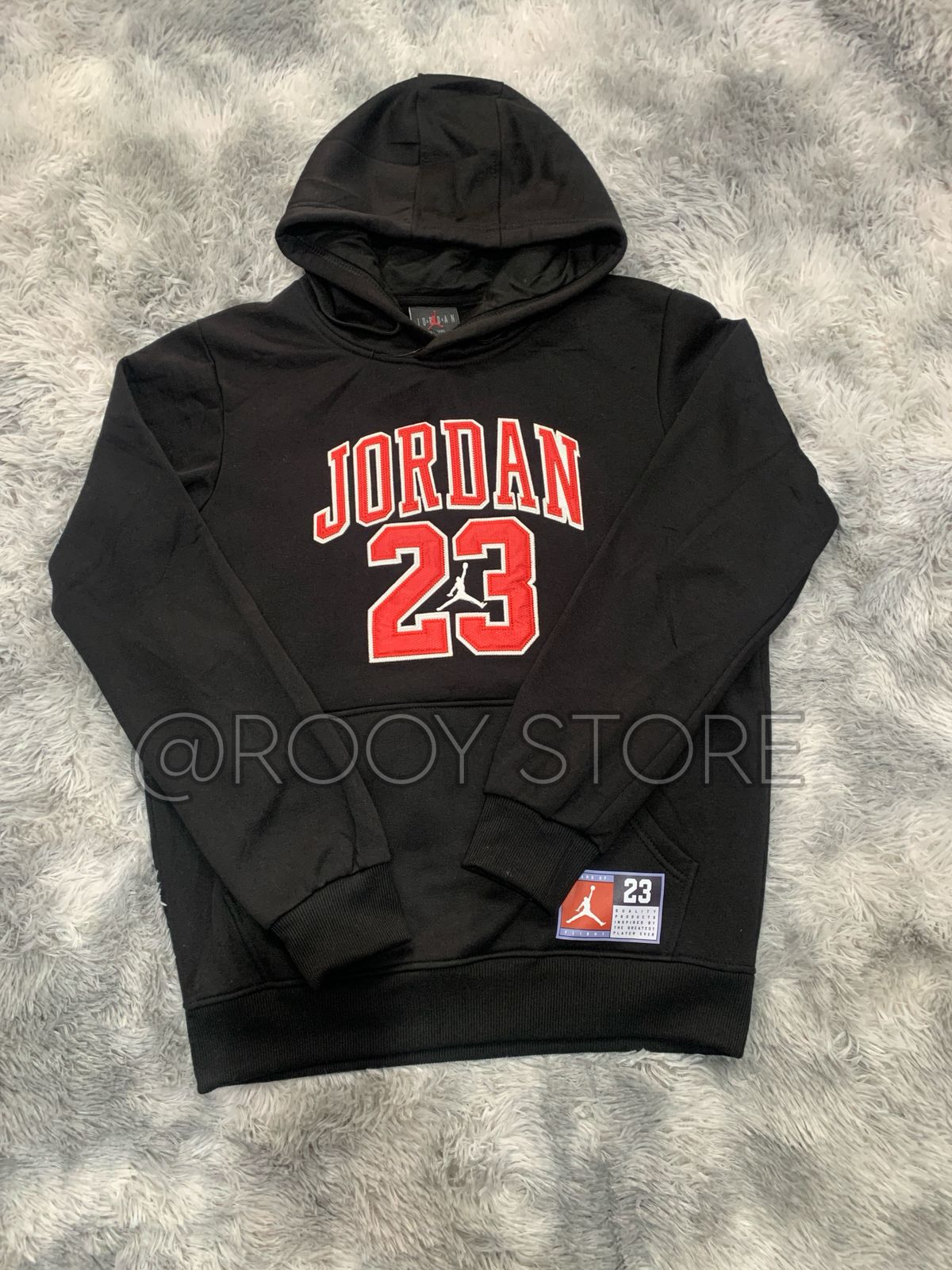 SUDADERA JORDAN 23 NEGRA