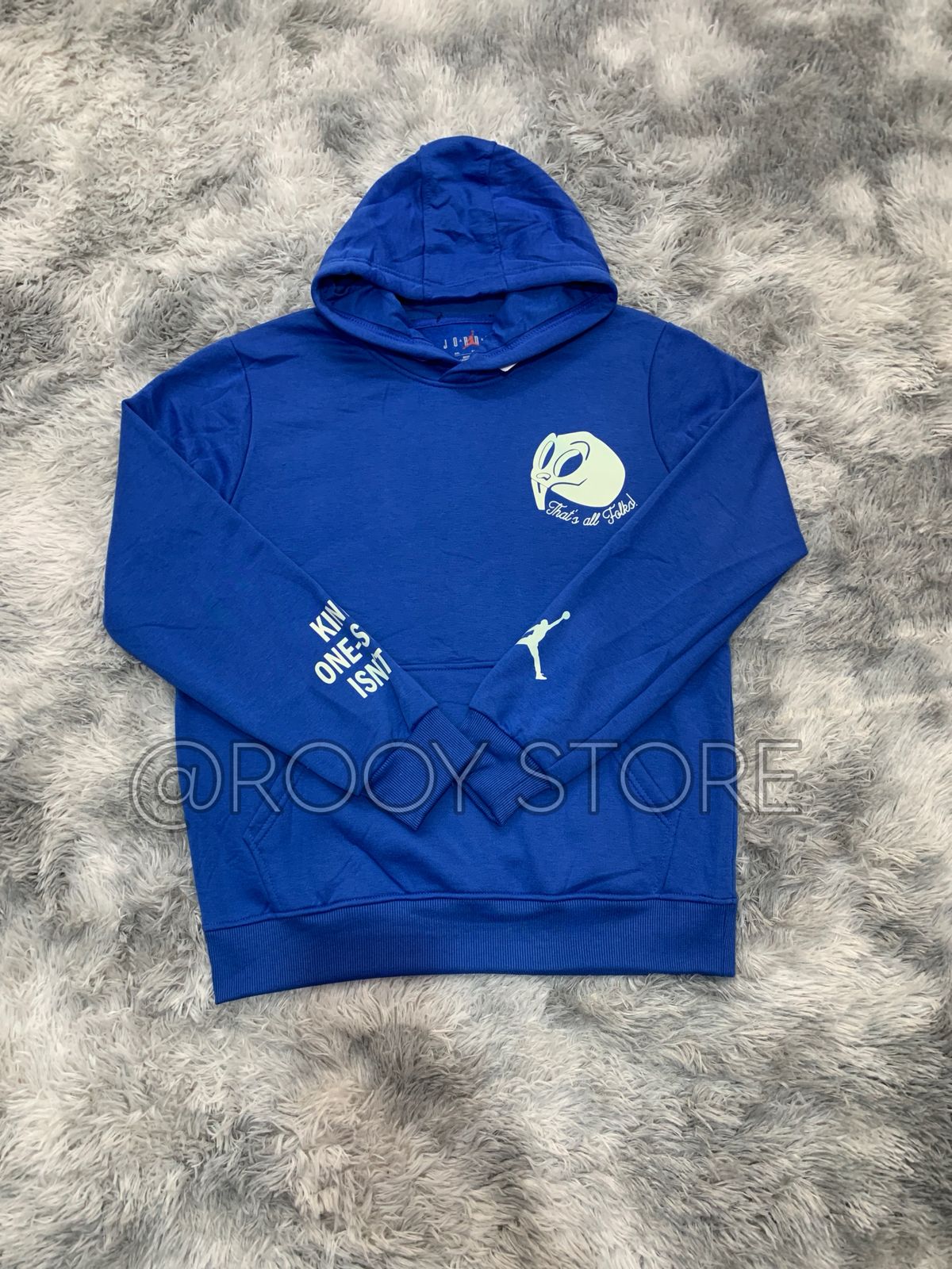 SUDADERA JORDAN CRANEO AZUL