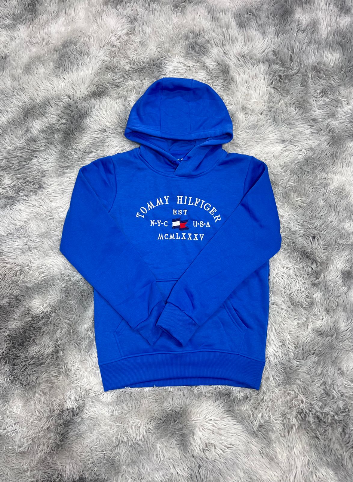 SUDADERA TOMMY H AZUL